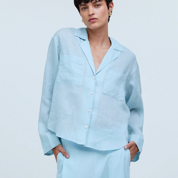 Madewell Resort Long-Sleeve Shirt size:Medium - Picture 6 of 6